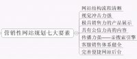 營(yíng)銷型網(wǎng)站規(guī)劃建設(shè)的七大要素